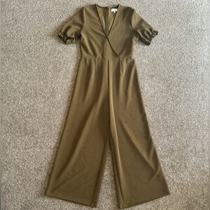 Madewell Texture & Thread Wide Leg Jumpsuit - Medium